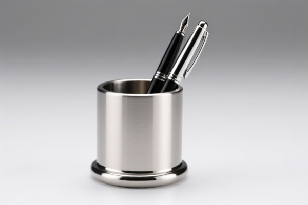 Solid Silver Pen Holder