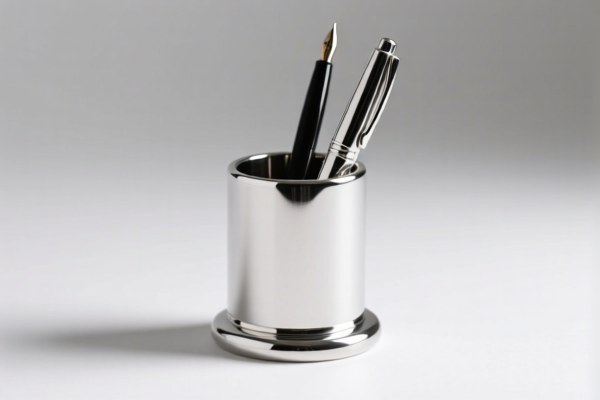 Solid Silver Pen Holder