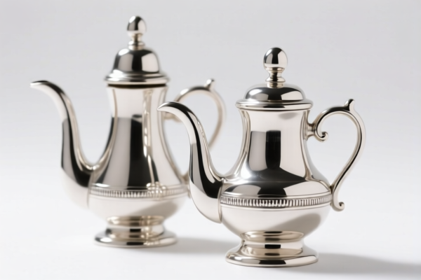 Silver Plated Condiment Bottles