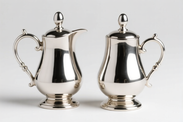 Silver Plated Condiment Bottles