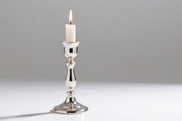 Silver candlestick