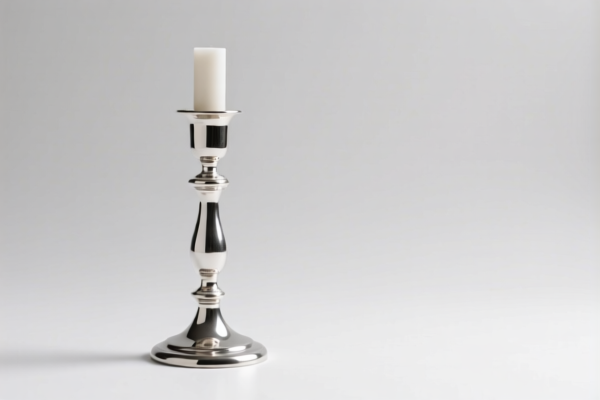 Silver candlestick