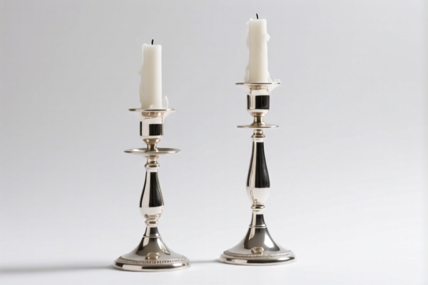 Silver candlesticks
