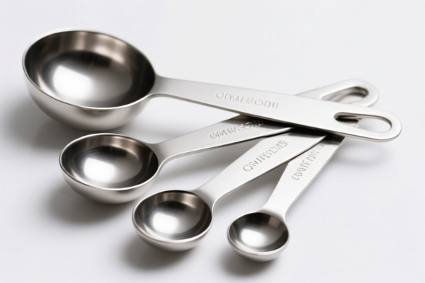 Silver measuring spoons