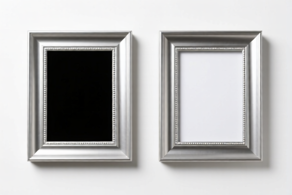 Silver photo frames