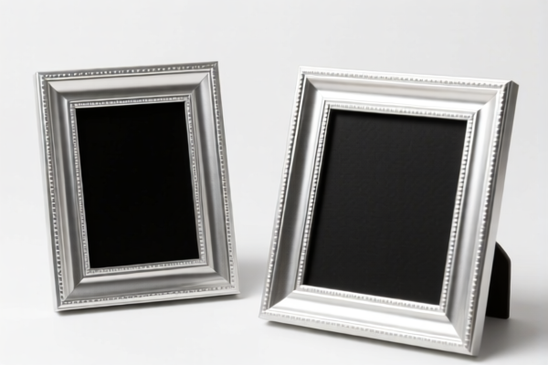 Silver photo frames