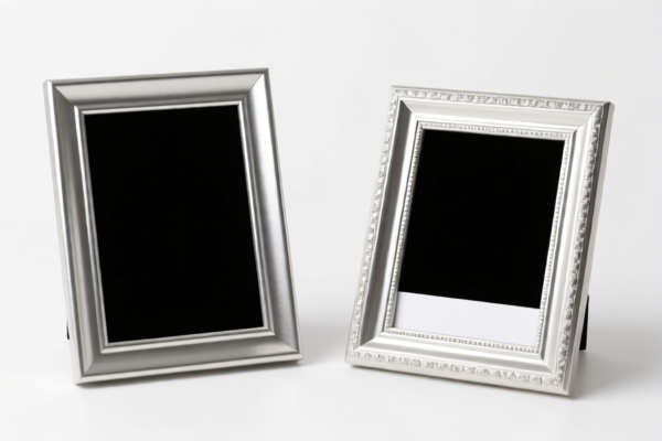 Silver photo frames