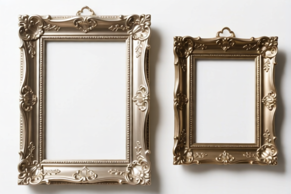 Precious metal picture frames