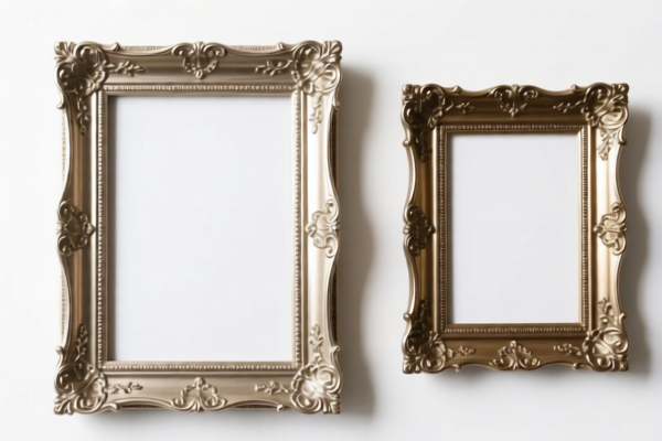 Precious metal picture frames