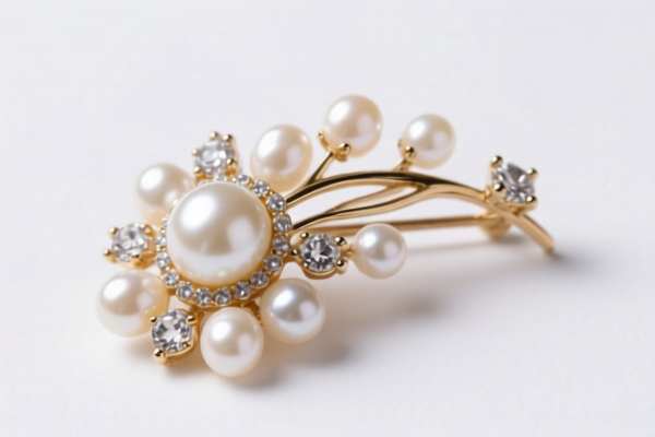 Natural Pearl Brooch