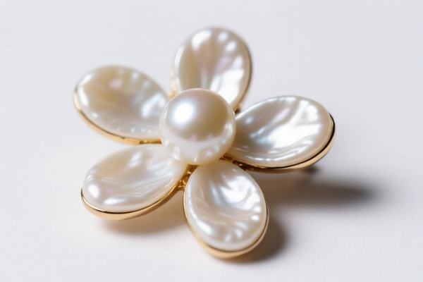 Natural Pearl Brooch