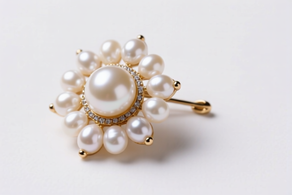 Natural Pearl Brooch