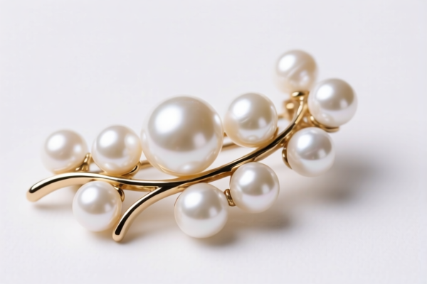 Natural Pearl Brooch