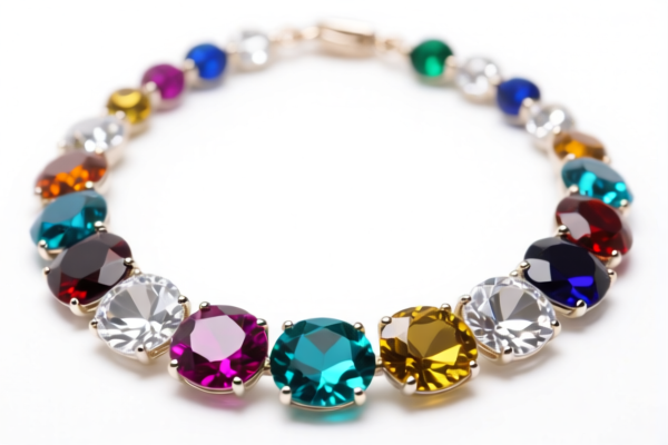 Plastic Gemstone Necklace