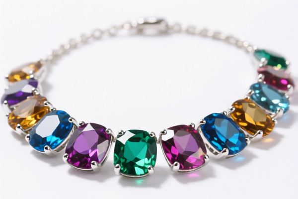 Plastic Gemstone Necklace