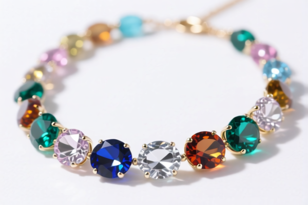 Plastic Gemstone Necklace