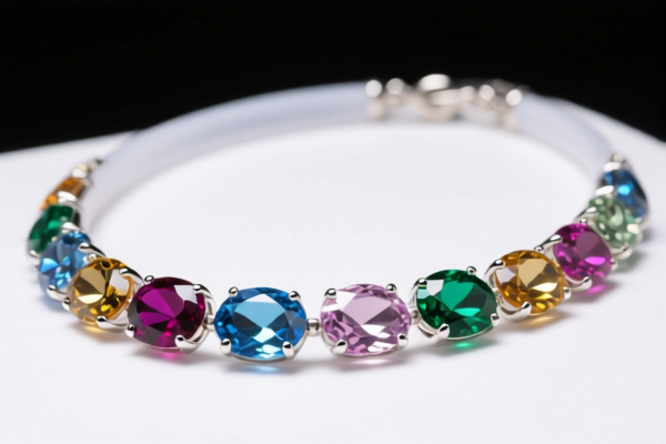 Plastic Gemstone Necklace