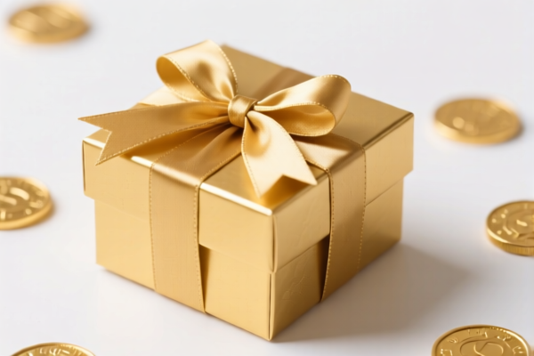 Gold Coin Gift Box