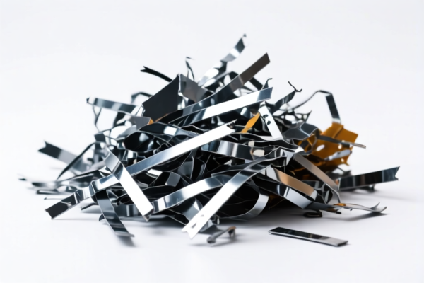 Shredded Steel Waste