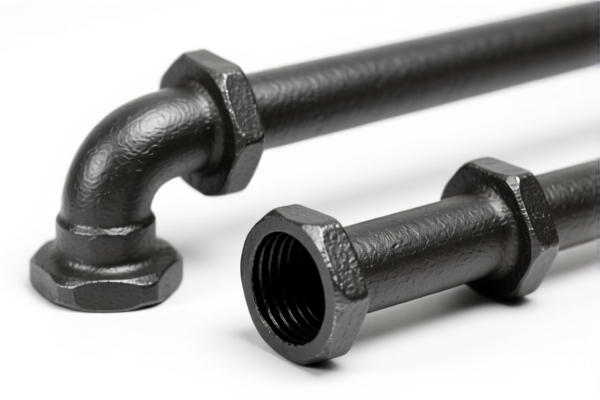 Cast iron pipe fittings for construction