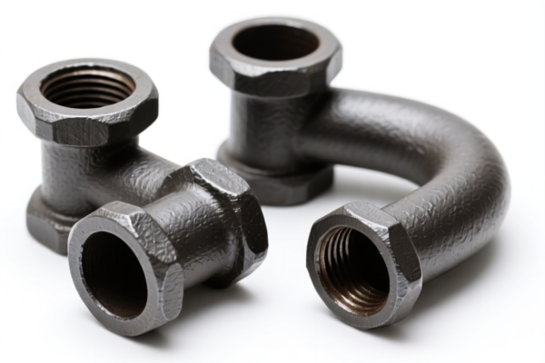 Cast iron pipe fittings for construction