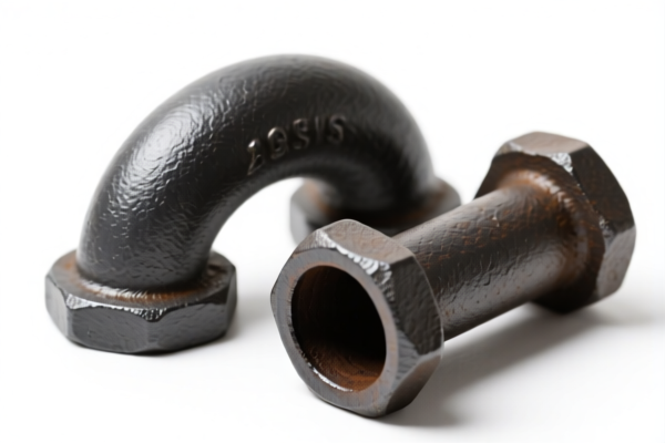 Cast iron pipe fittings for construction