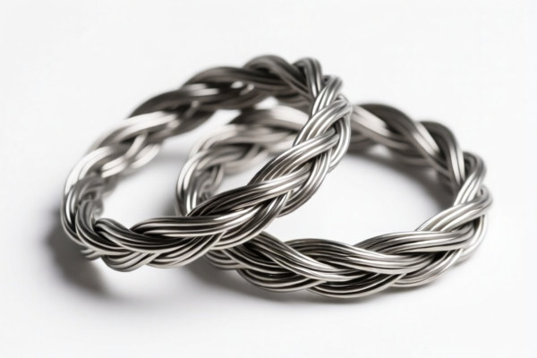Steel wire braided bands