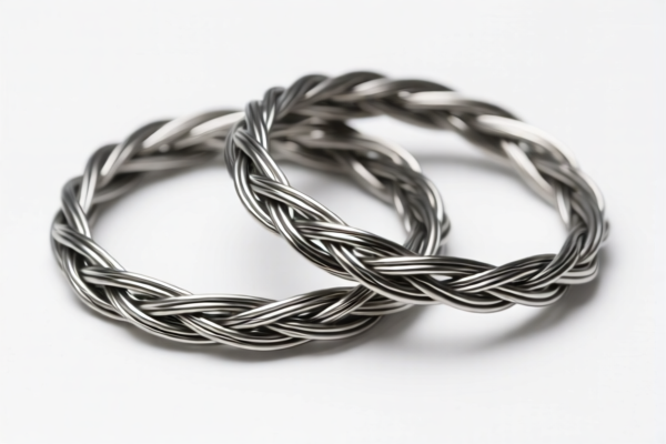 Steel wire braided bands