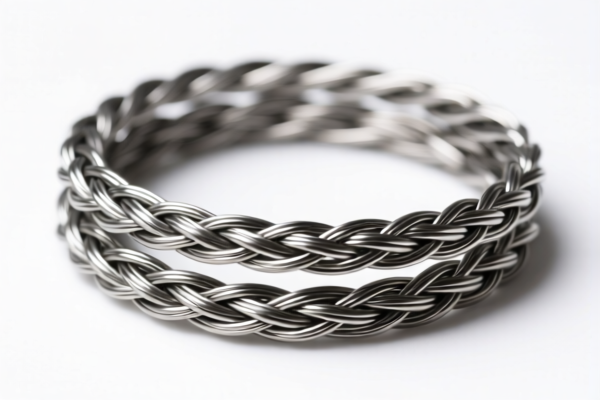 Steel wire braided bands