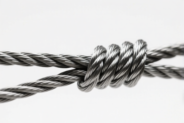Steel wire guy rope
