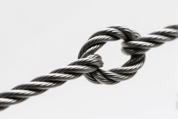 Steel wire guy rope