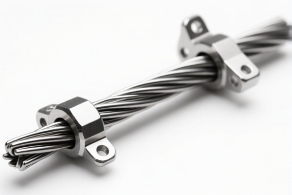 Steel wire with fittings