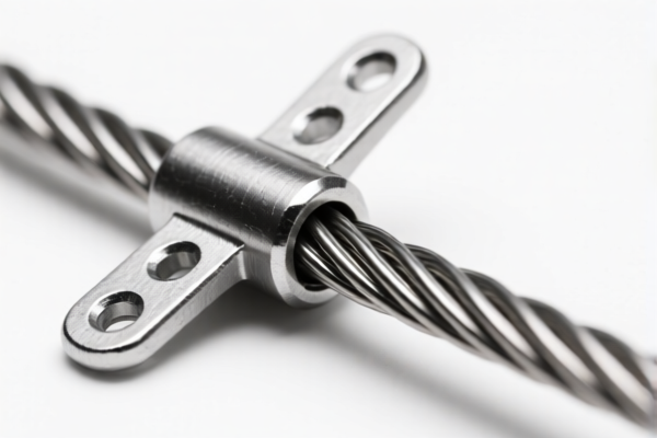Steel wire with fittings