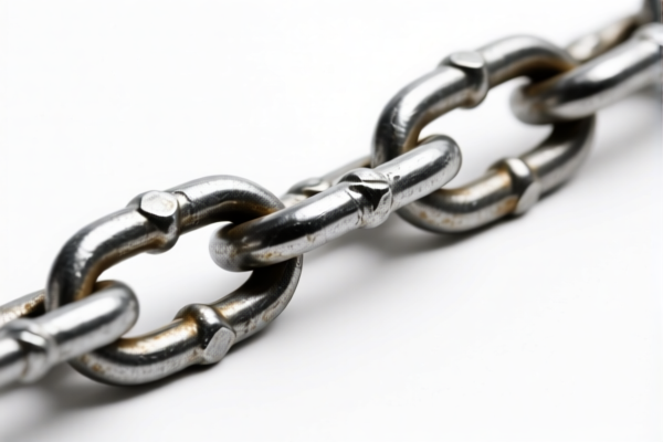 Dock steel chain