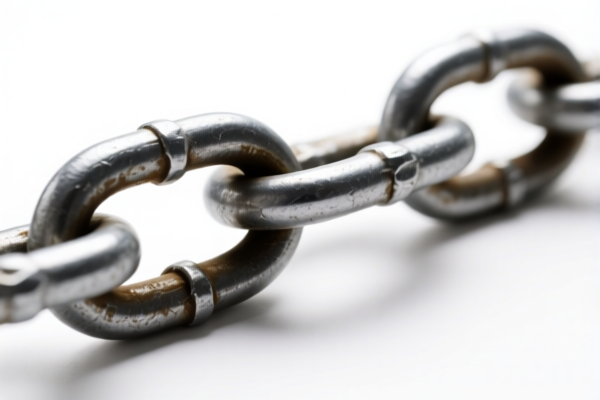 Dock steel chain