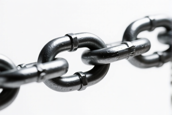 Industrial steel chain