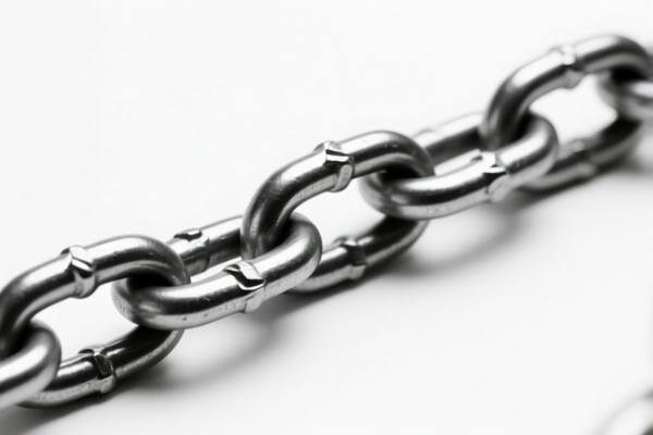 Industrial steel chain