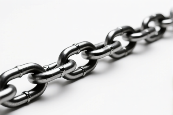 Industrial steel chain