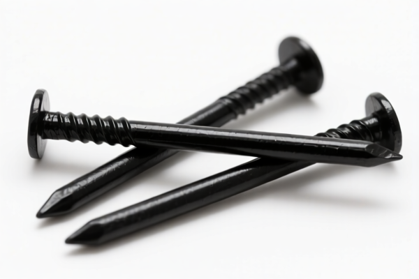 Vinyl Coated Black Iron Nails