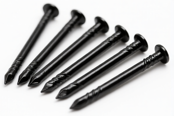 Vinyl Coated Black Iron Nails