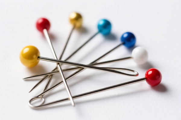 Colored pins