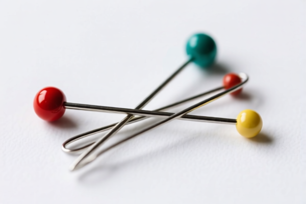 Colored pins