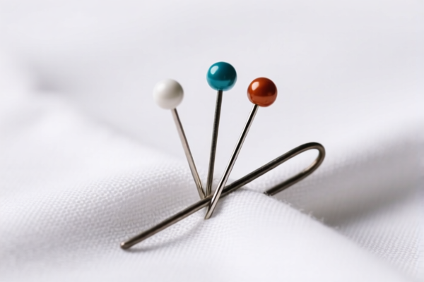 Iron pins for fabric fixing
