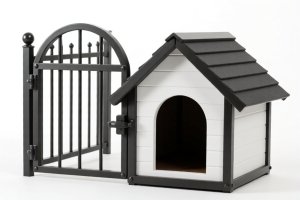 Iron or Steel Pet House Gate