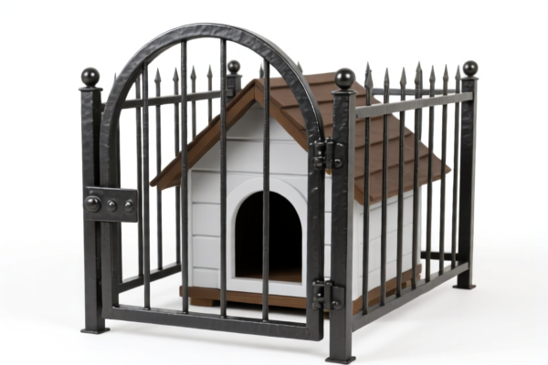 Iron or Steel Pet House Gate