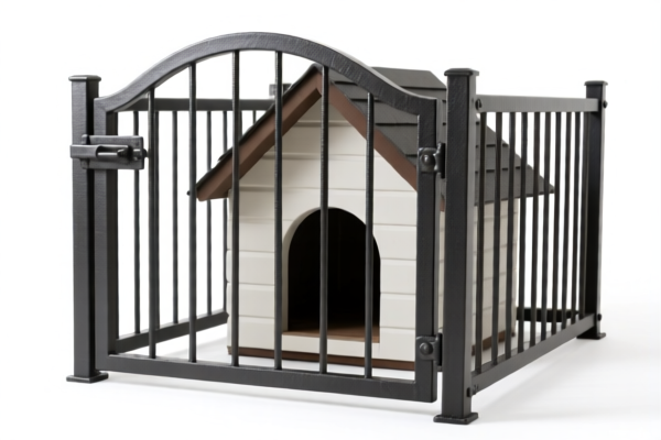 Iron or Steel Pet House Gate