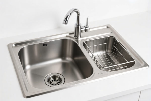 Stainless Steel Kitchen Sink with Drain Basket