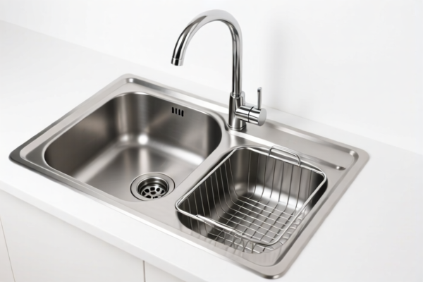 Stainless Steel Kitchen Sink with Drain Basket