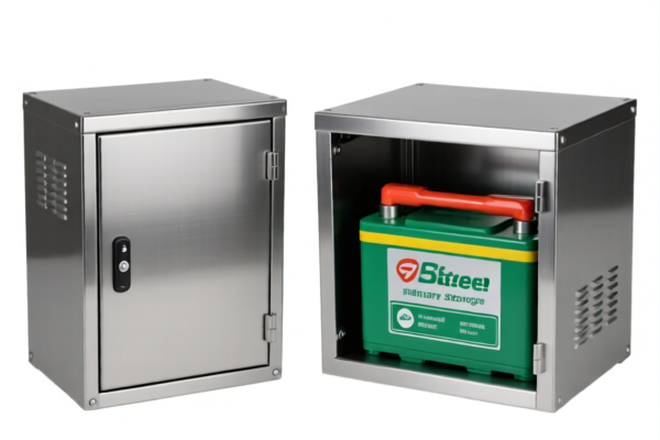 Iron or Steel Battery Storage Boxes