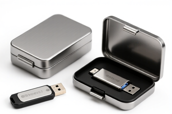 Iron or Steel USB Drive Storage Boxes